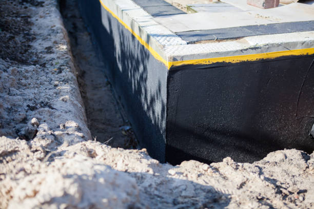 Residential Wet Basement Repair installation at a Battle Ground, IN home by SJ Waterproofing Pros