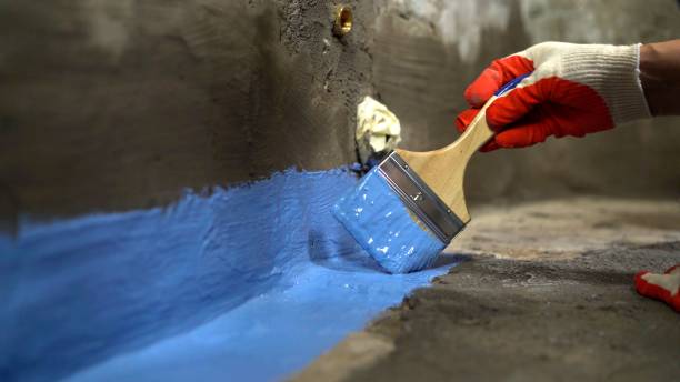 Commercial Wet Basement Repair project at a Battle Ground, IN business property by SJ Waterproofing Pros